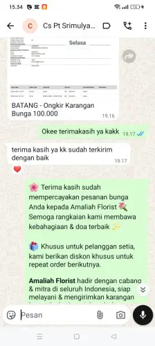 Testimonial Papan Bunga serpong