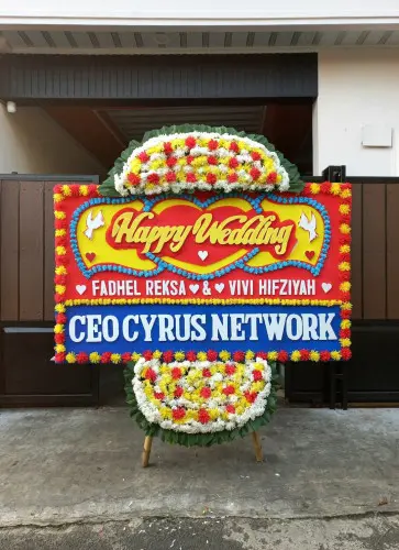 Papan Bunga Pernikahan serpong
