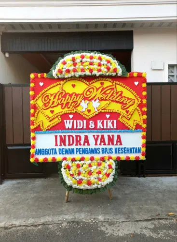 Papan Bunga Pernikahan serpong